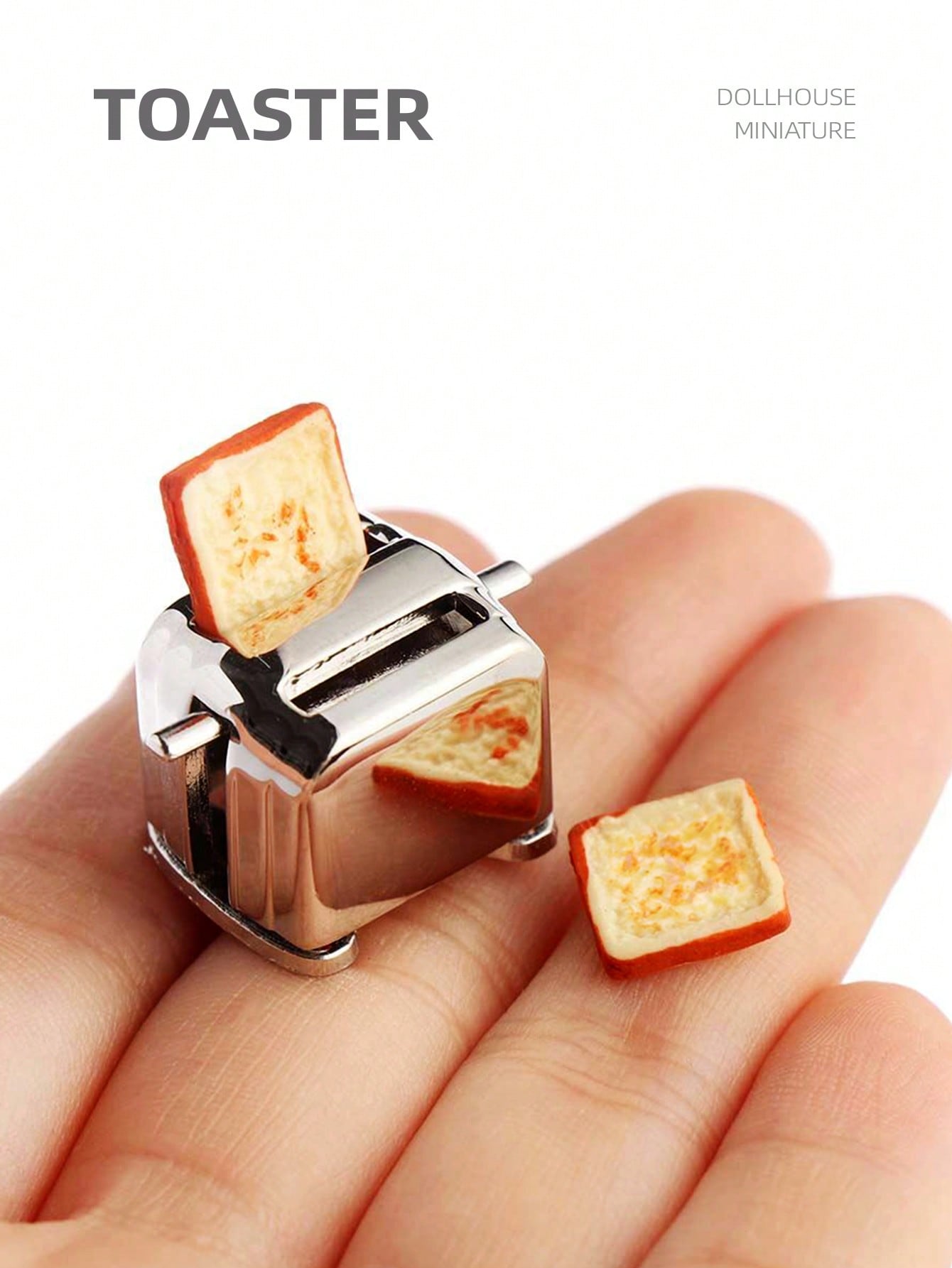 Bread Maker Machine - Pemanggang Roti Miniatur Rumah Boneka 1:12,