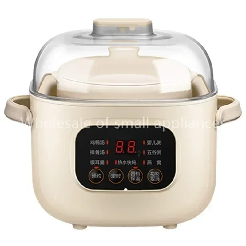 Slow Cooker Ceramic - 220V Keramik Listrik Lambat Stewer Rumah