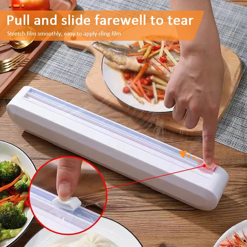 Kitchen Appliances Rack - Dispenser pembungkus Film lengket Foil perbaikan,