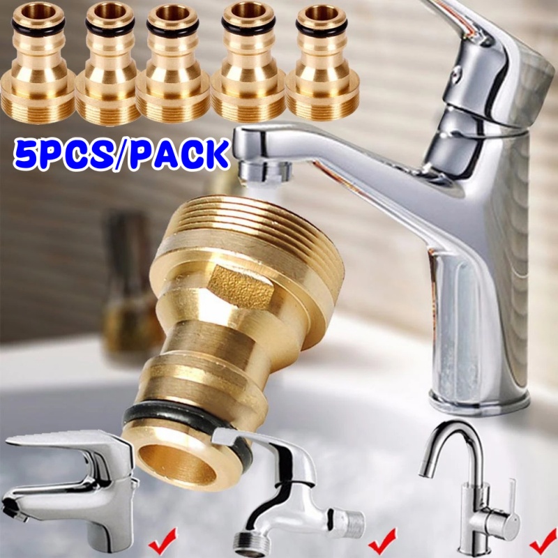 Kitchen Appliances Unit - 1/5 buah keran kuningan Universal Adaptor