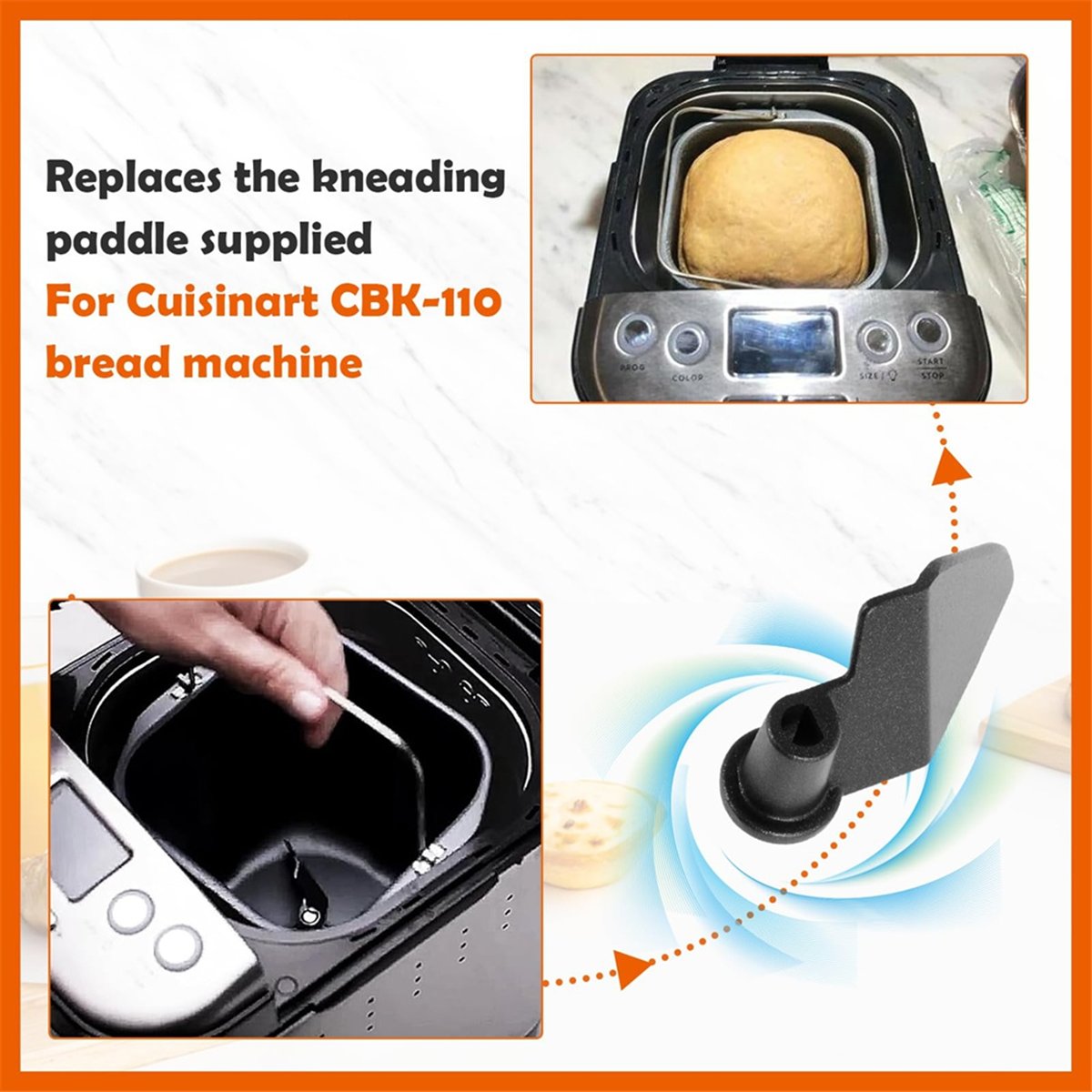 Bread Maker Machine - [N09RNew]4Pc Pengaduk Roti Untuk Cuisinart -110KP