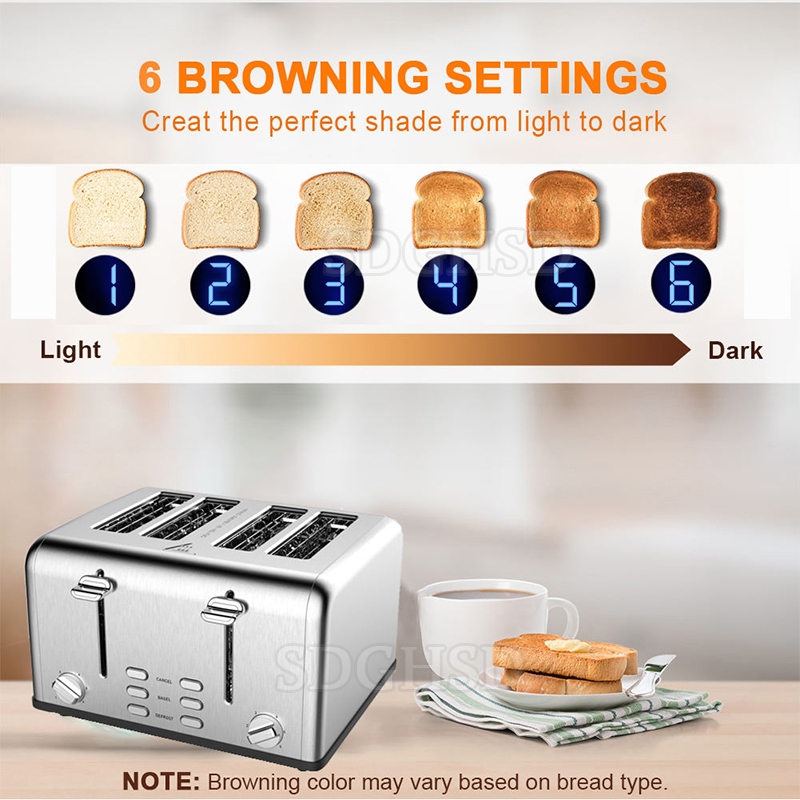 Kitchen Appliances Quality - Desain Baru Pemanggang Roti Listrik Stainless