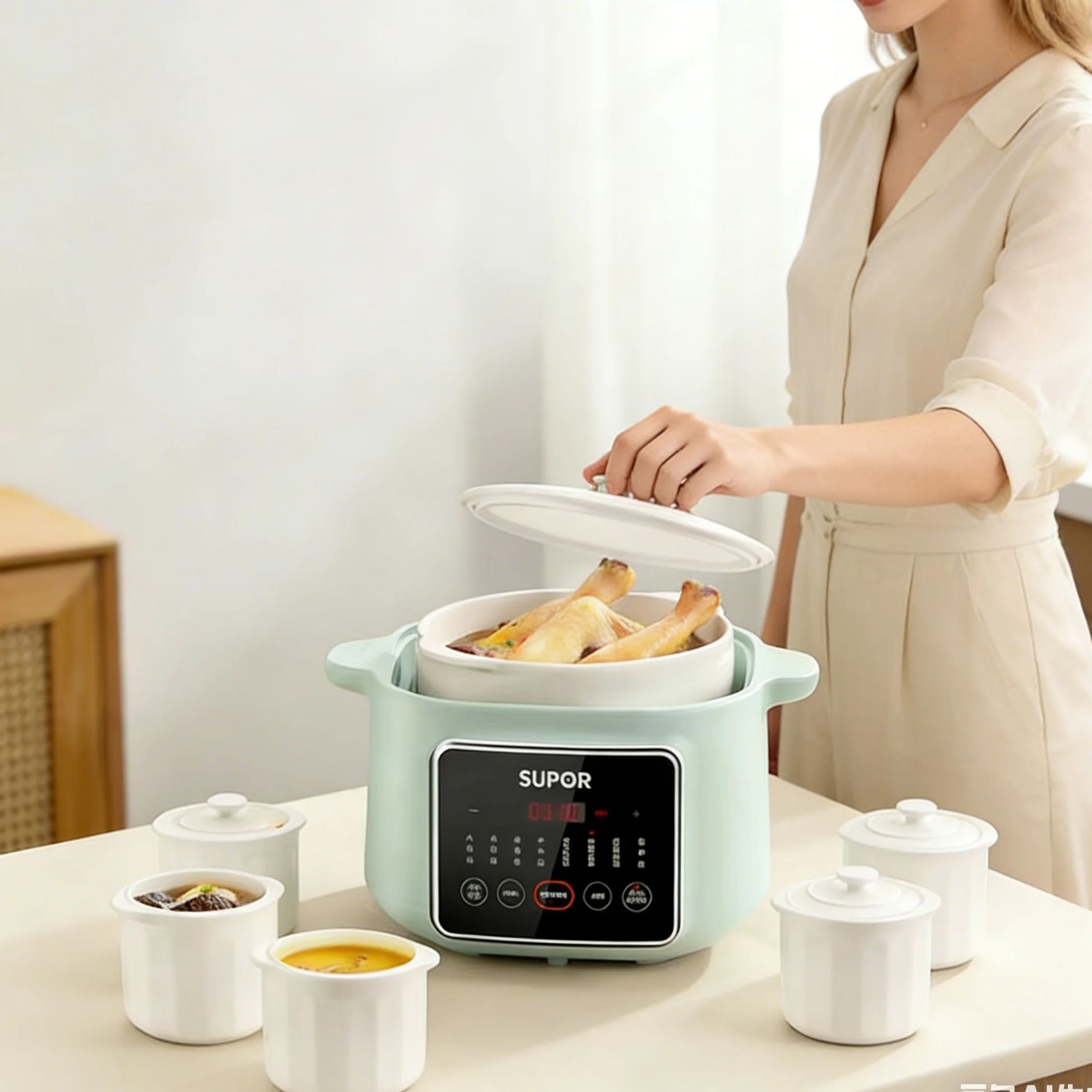 SUPOR Panci Masak Lambat Multi - Slow Cooker Ceramic ulasan dan harga