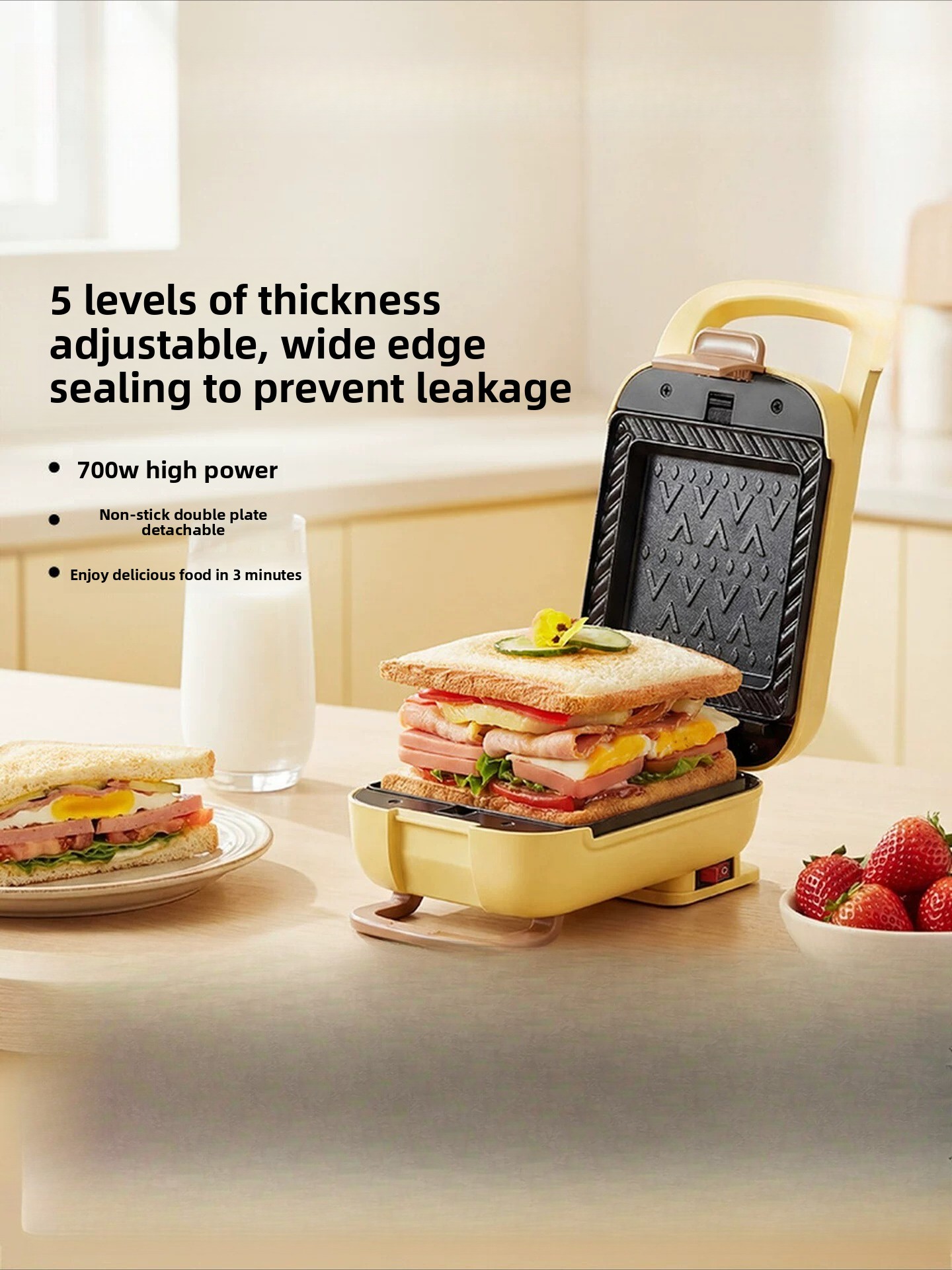 Pembuat Sandwich Hot Press Teb - Bread Maker Machine ulasan dan harga