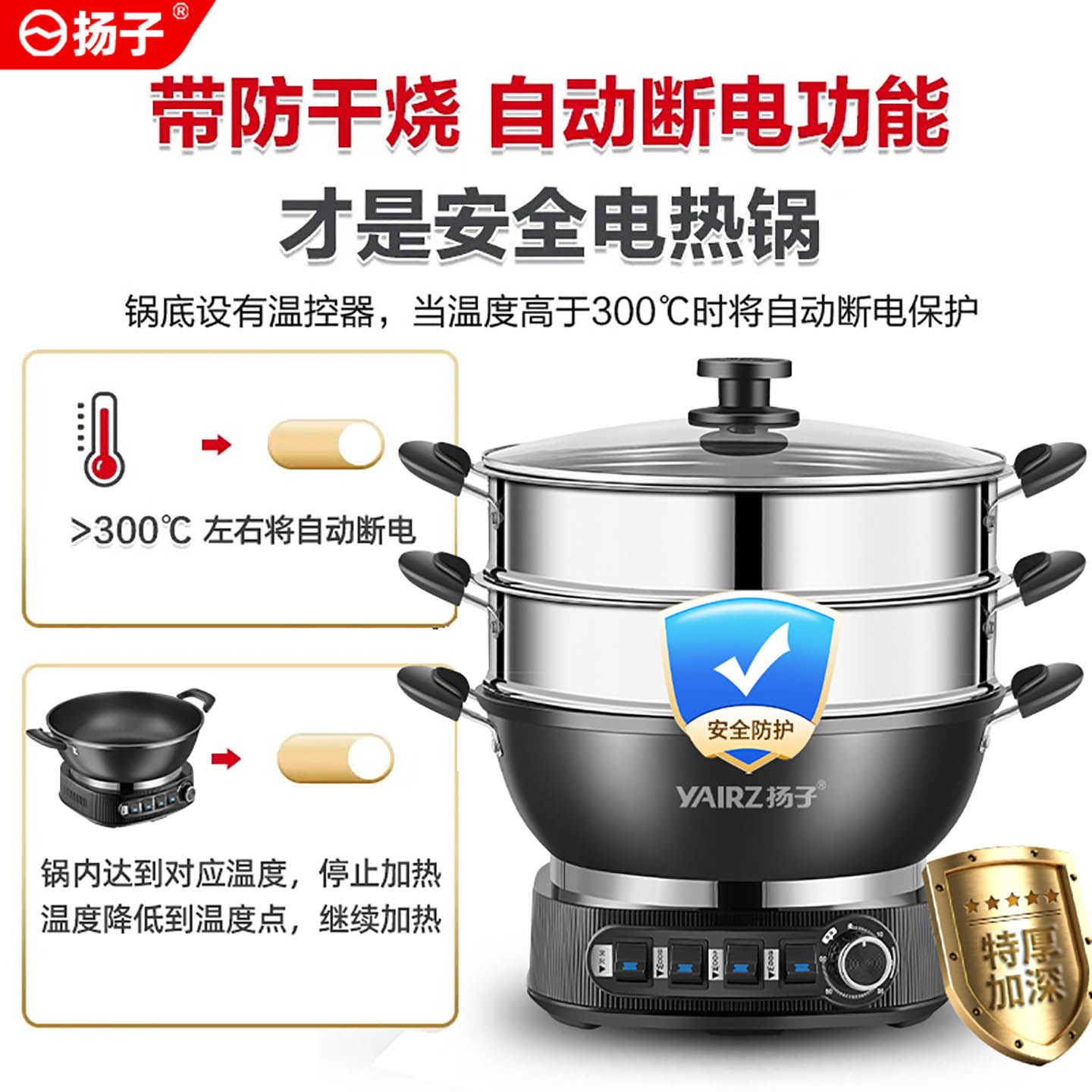 Wajan Penggorengan Elektrik An - Slow Cooker Ceramic ulasan dan harga