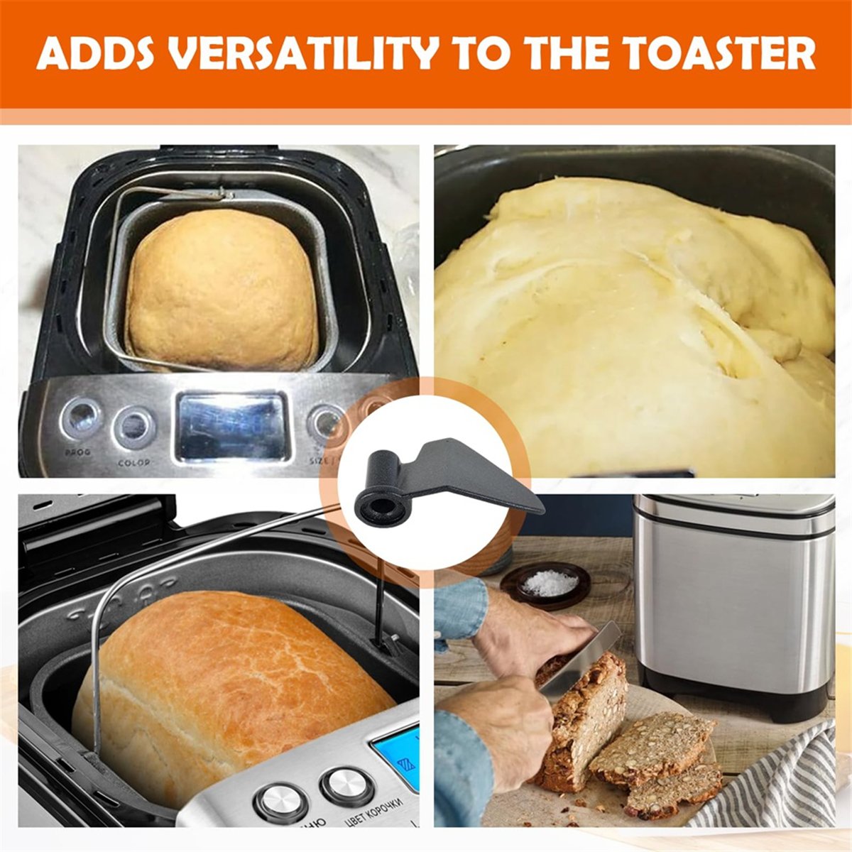 [N09RNew]4Pc Pengaduk Roti Unt - Bread Maker Machine ulasan dan harga