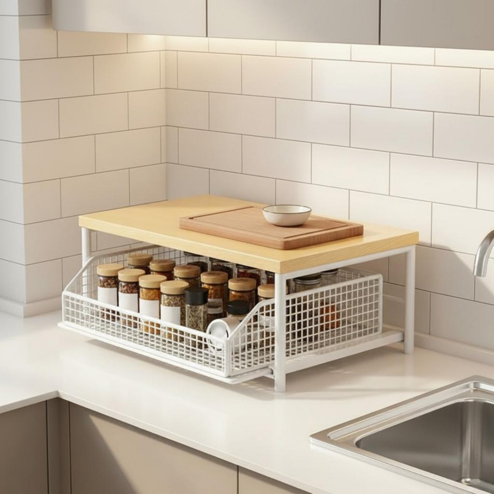 Rak Dapur 2 Tingkat Hemat Ruan - Kitchen Appliances Rack ulasan dan harga