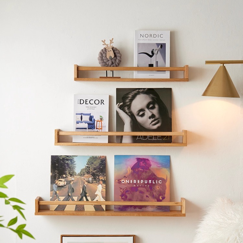 Rak Dinding Kayu Solid untuk B - Kitchen Appliances Rack ulasan dan harga