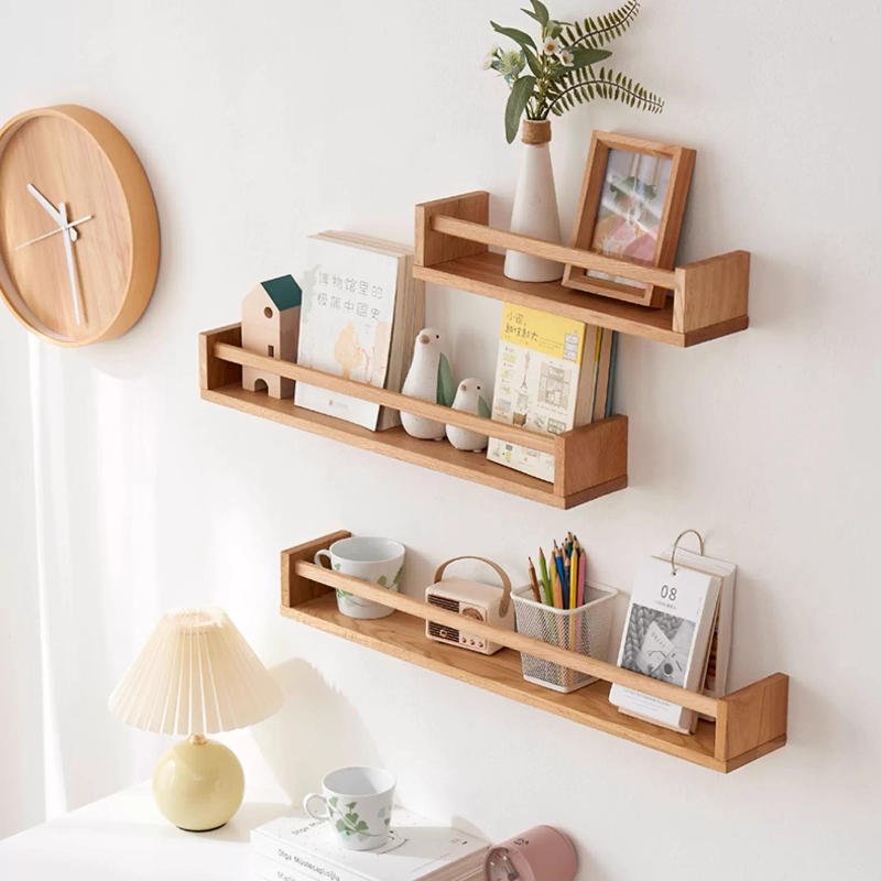 Rak Dinding Kayu Solid untuk B - Kitchen Appliances Rack ulasan dan harga