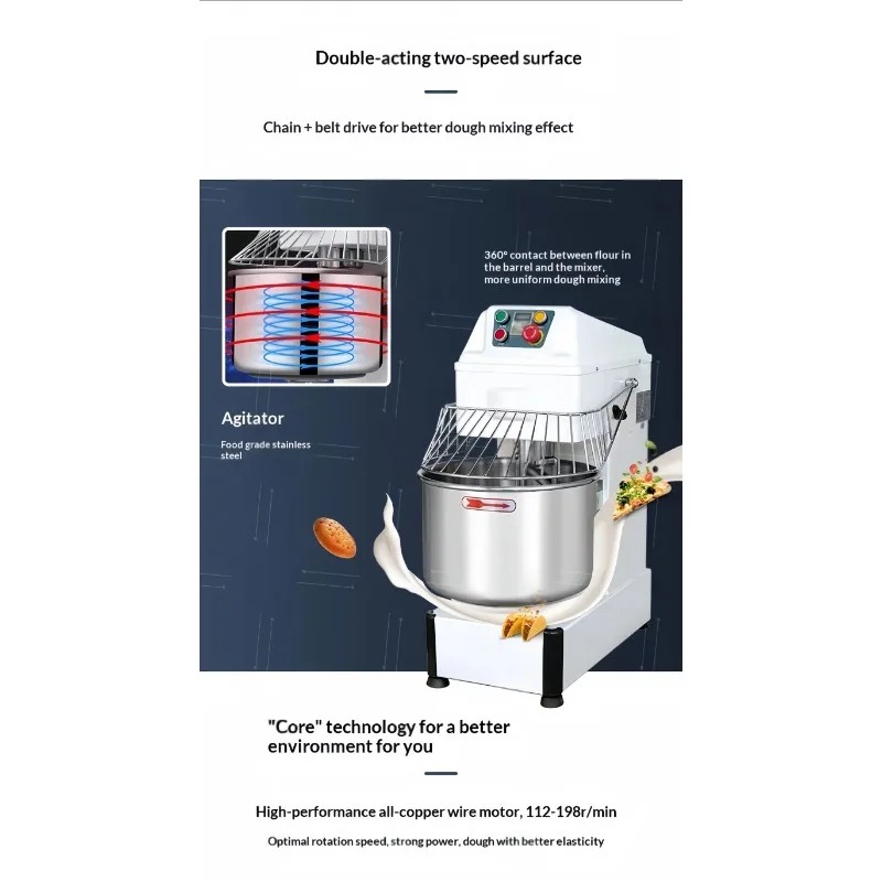 Mixer Spiral Adonan HR Commerc - Bread Maker Machine ulasan dan harga