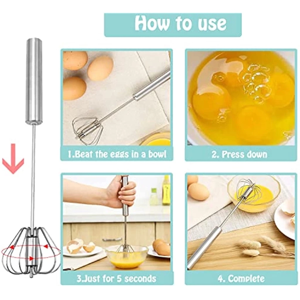 1/3 Buah Pengocok Telur Baja T - Kitchen Appliances Unit ulasan dan harga