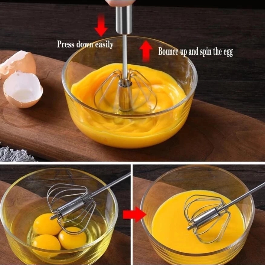 1/3 Buah Pengocok Telur Baja T - Kitchen Appliances Unit ulasan dan harga