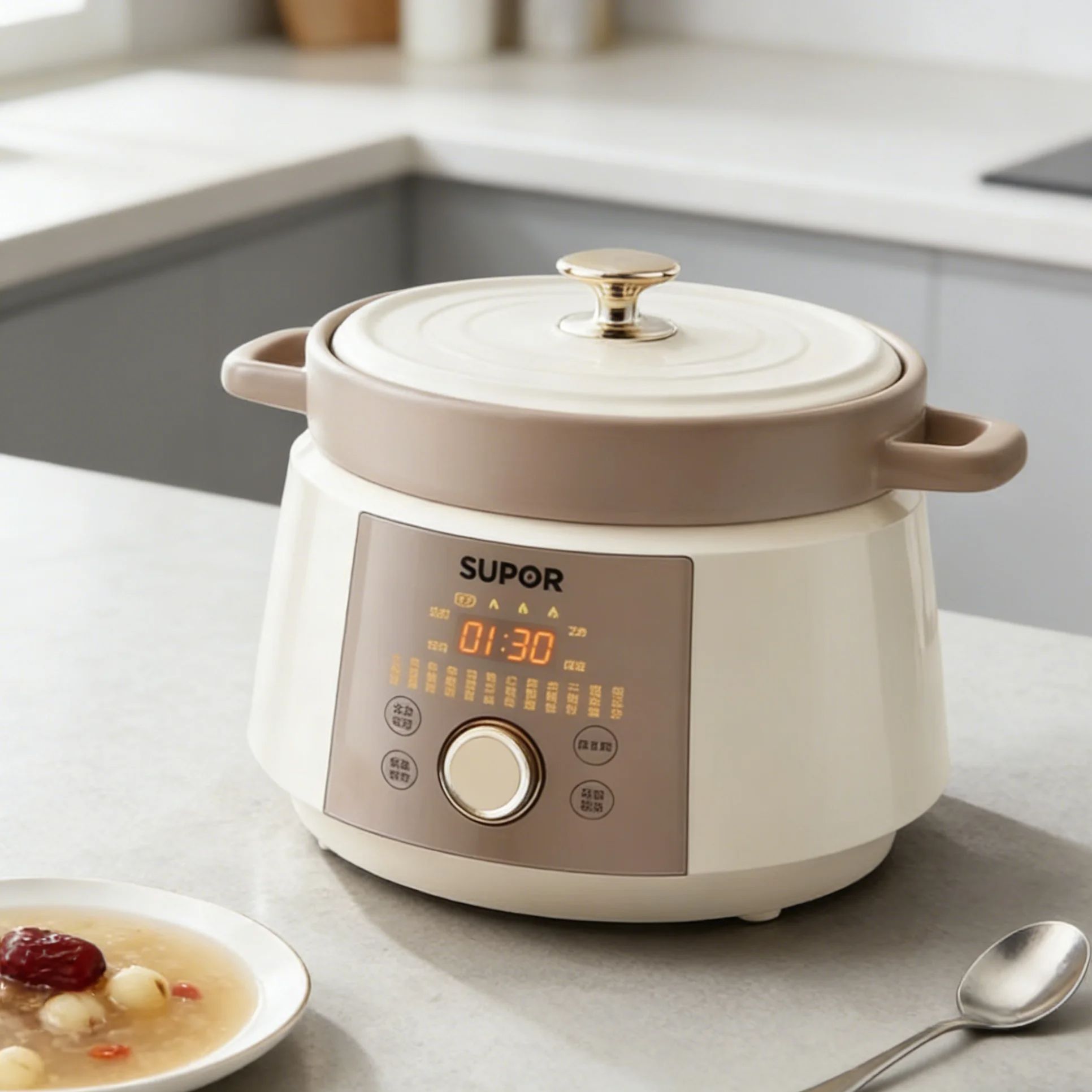 Panci Masak Lambat Listrik Ker - Slow Cooker Ceramic ulasan dan harga